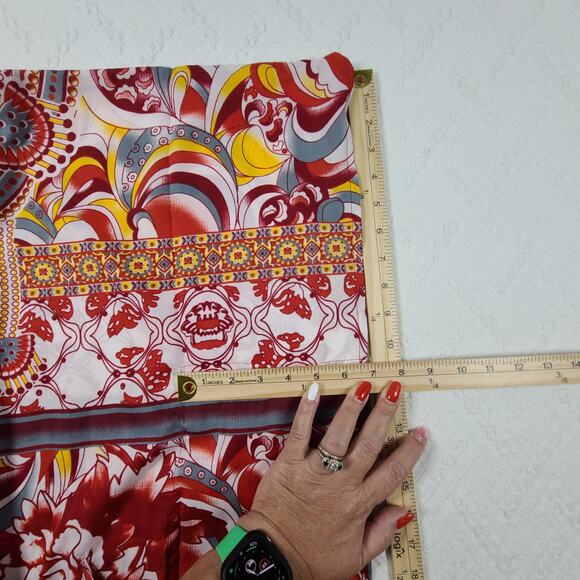 Miss Lavish London women's red embellished kaftan tunic NWT Size Small - Picture 11 of 12